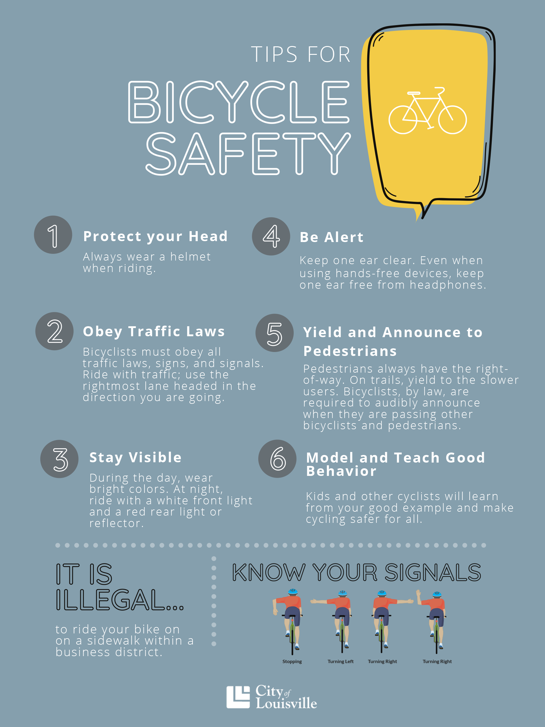 tips for bicycle safety