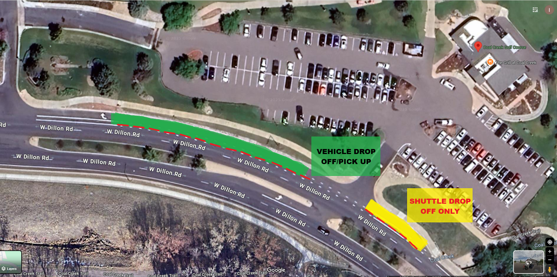 Drop Off Map