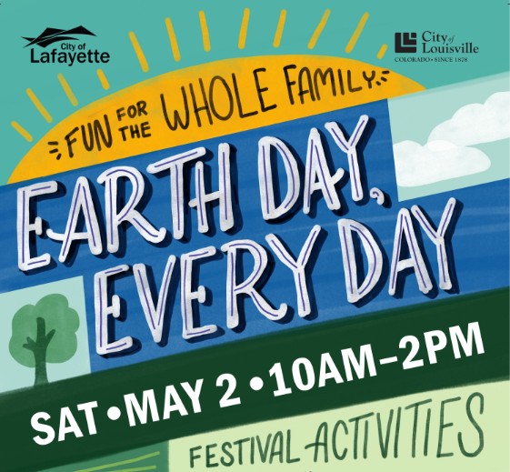 Earth Day Every Day, Festival Activities, Saturday May 2nd from 10a.m. to 2p.m.